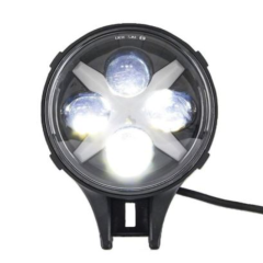 X Shape 6" Round Led Auxiliary Driving Lights for Jeep Wrangler Offroad Amber White Spot Flood Beam Lights