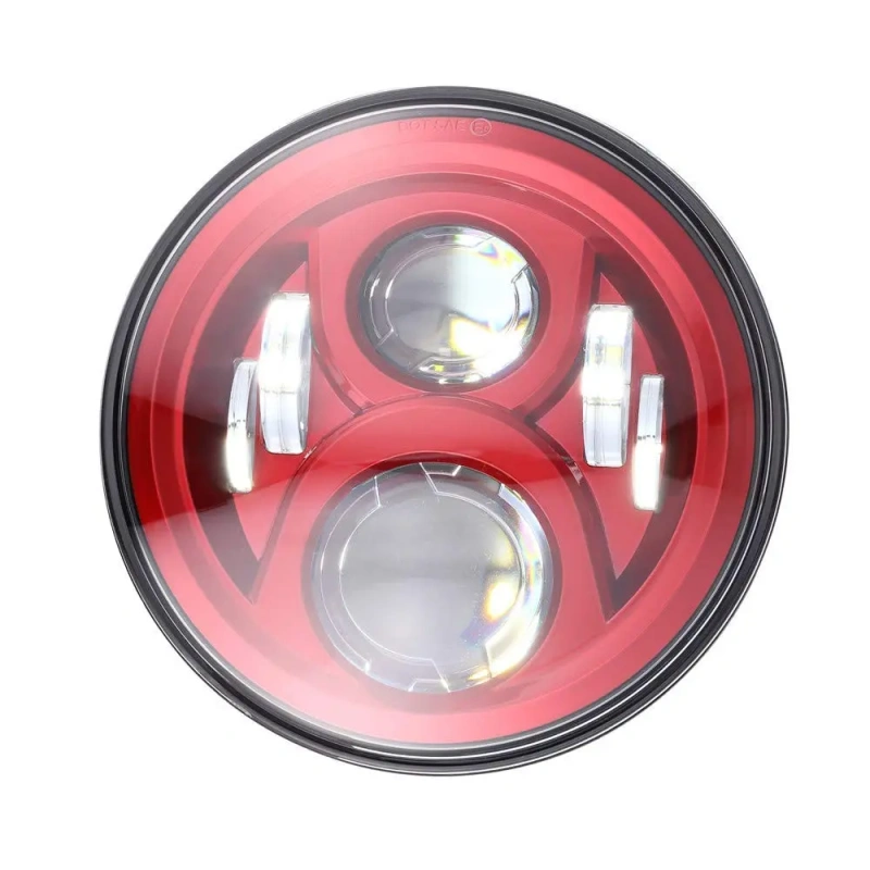 50w DOT SAE 7'' Round Jeep Wrangler JK Led Headlight Projector with High Low Beam