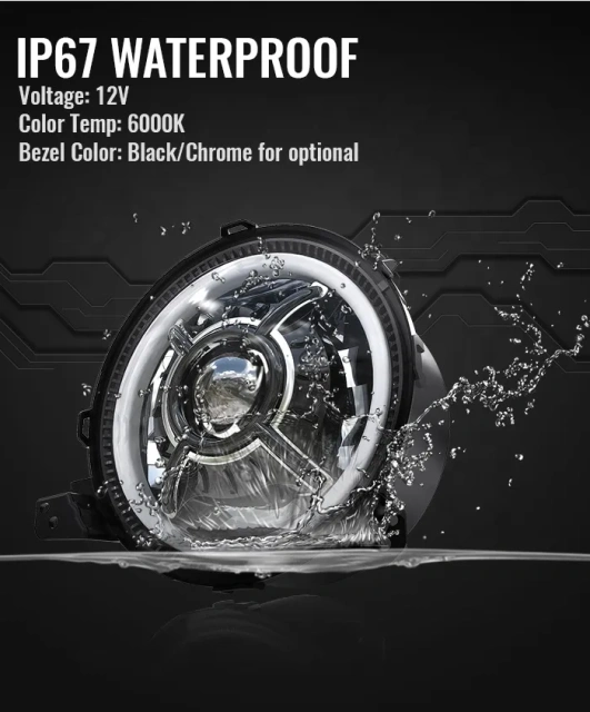 Newest Design 9 inch 2018 Jeep Wrangler JL LED Headlights DOT SAE Jeep JL Led Headlights 2018 2019