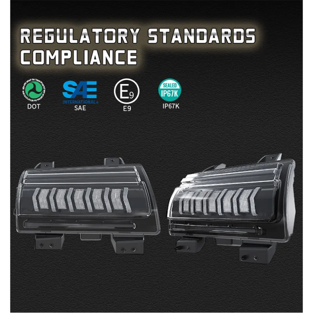 2018 Jeep Wrangler JL Led Daytime Running Lights Jeep JL Sequential Turn Signals for Sahara Rubicon Gladiator