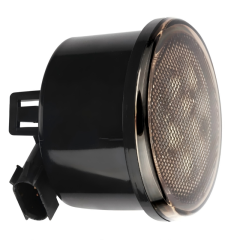 3W Round Led Front Grille Light Turn Signal Light Smoked Lens Amber led Turning Signal lamp for Jeeps wrangler jk 07-14