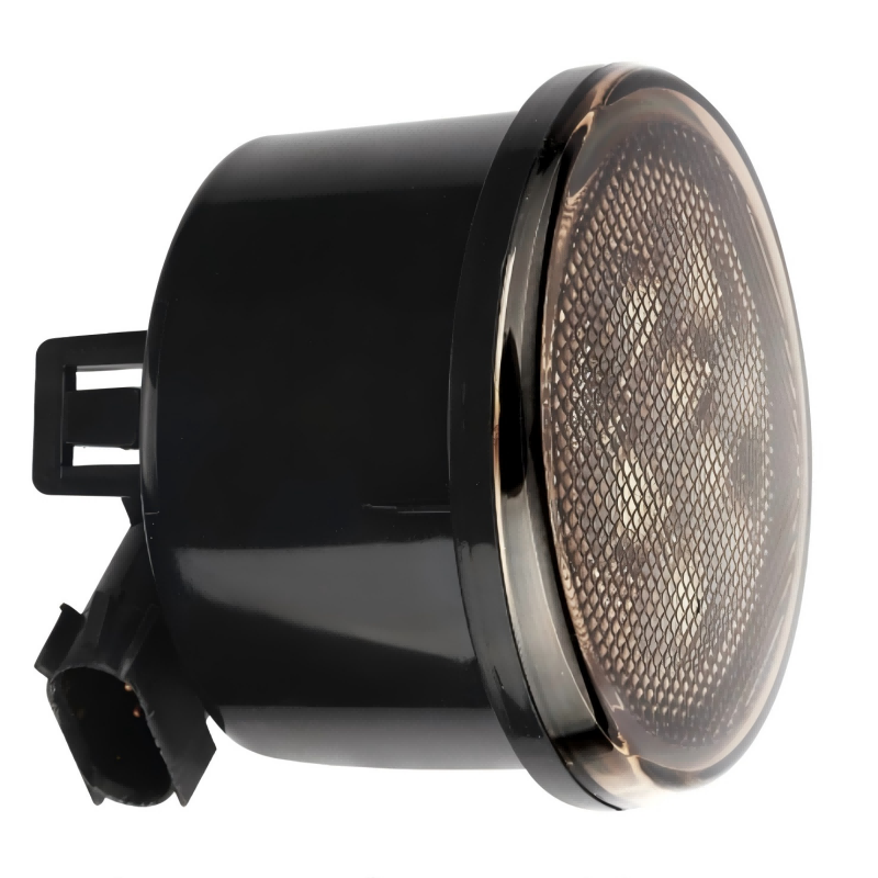 3W Round Led Front Grille Light Turn Signal Light Smoked Lens Amber led Turning Signal lamp for Jeeps wrangler jk 07-14