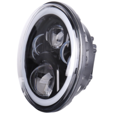 Newest 7" RGB headlight Blutooth Phone APP Control to Colors Change for Jeep Wrangler JK