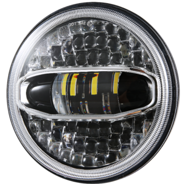High power 108w 7 inch jeep wrangler halo projector headlights