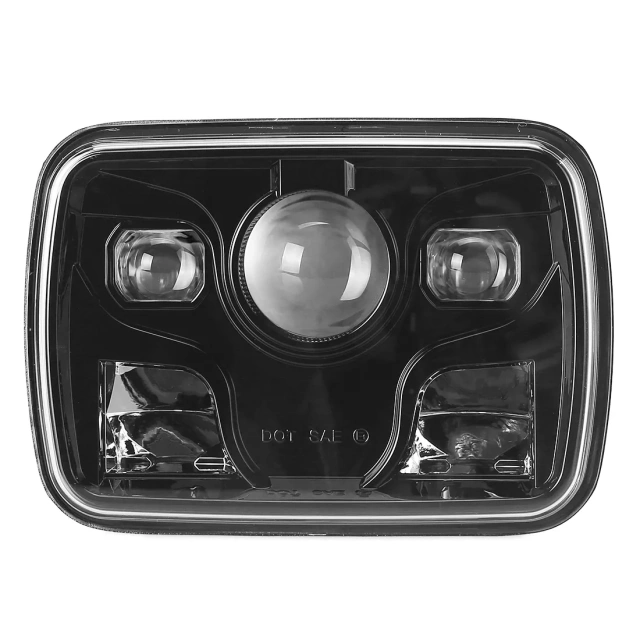 Morsun 5x7 Square LED Headlight for Jeep Wrangler Cherokee XJ