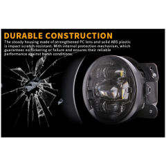 High Brightness 2007-2017 Jeep JK Led Fog Lights OEM 4 inch Jeep Wrangler JK Fog Light Replacement