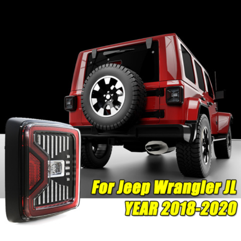Morsun New Arrival Led Tail Lights for Jeep Wrangler JL 2018 2019 with Reverse/Running/Turn/Brake Beams