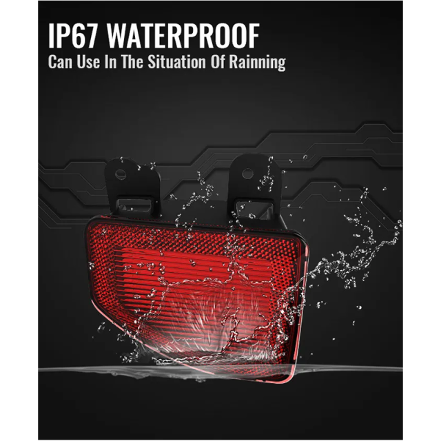 2018 up Jeep Wrangler JL Rear Bumper Led Tail Lights Reflector Lamps