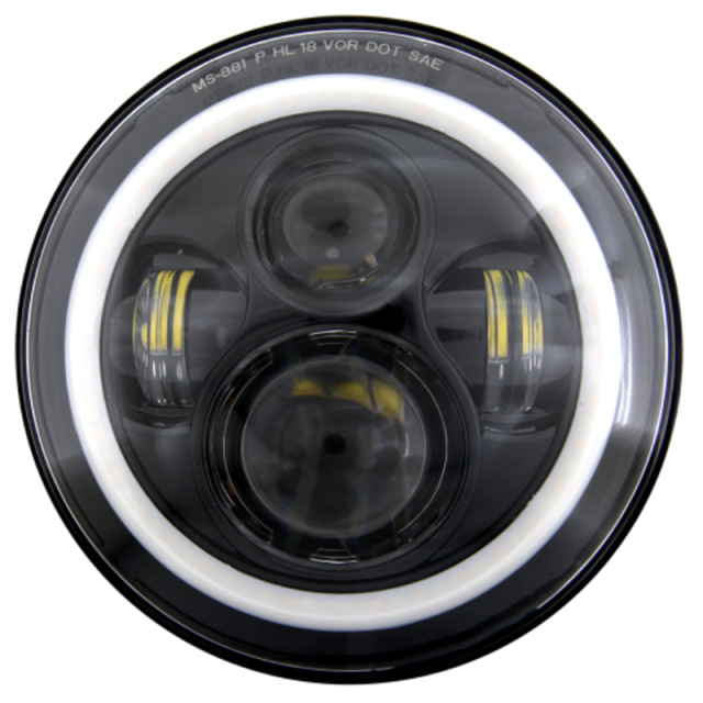 2007-2017 Jeep Wrangler JK Halo Headlights 7 inch Round Led Halo Headlights for Jeep Wrangler JK JKU