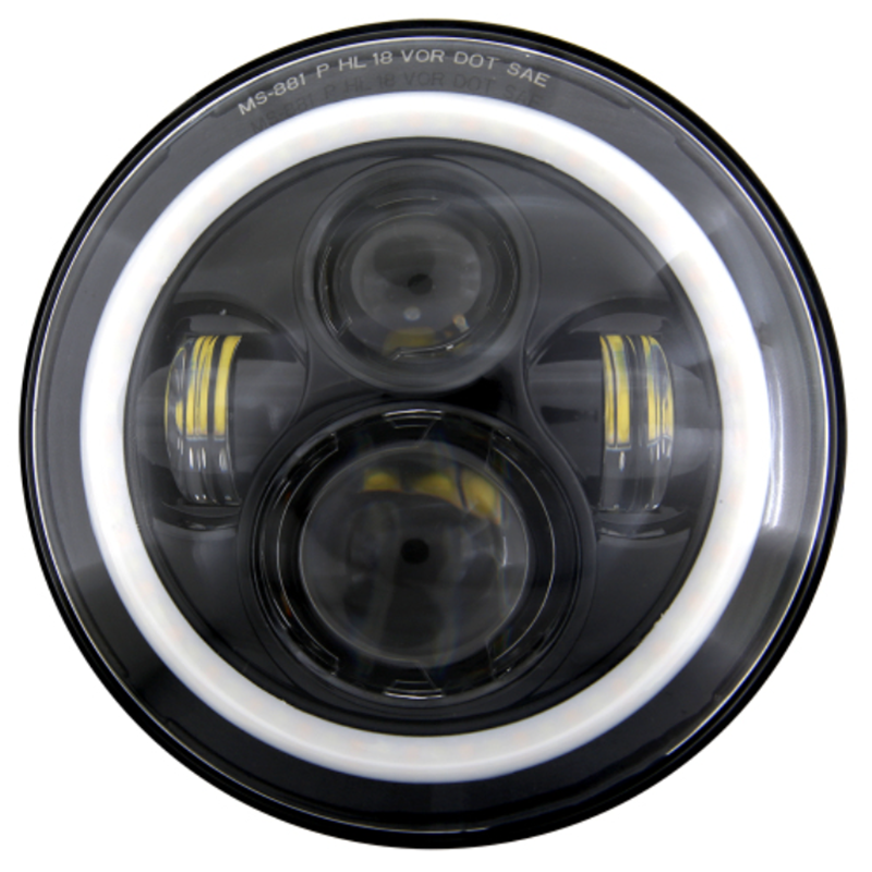 2007-2017 Jeep Wrangler JK Halo Headlights 7 inch Round Led Halo Headlights for Jeep Wrangler JK JKU