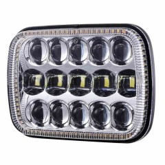 5x7 inch led headlight for GMC/Chevrolet headlamp with halo for jeep cherokee xj parts led lights