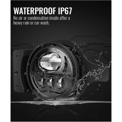 4" 2019 2018 Jeep Wrangler JL Fog Lights 17W 2018+ Jeep JL Led Fog Lights