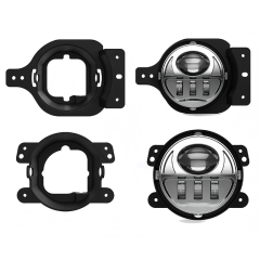 4" 2019 2018 Jeep Wrangler JL Fog Lights 17W 2018+ Jeep JL Led Fog Lights