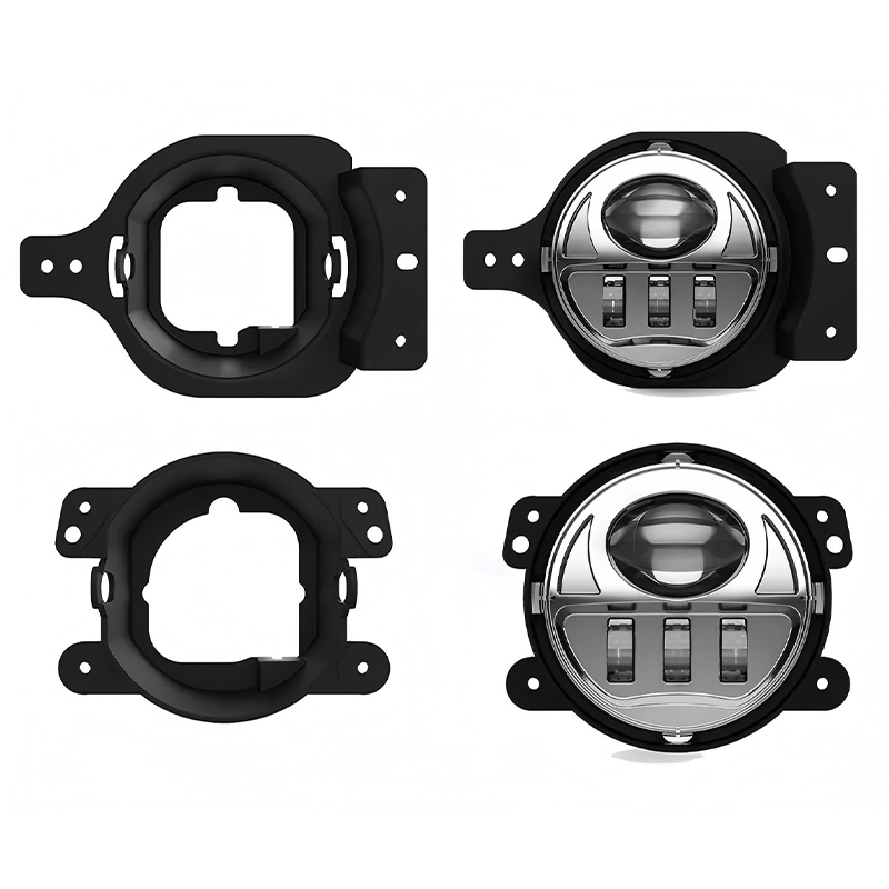 4" 2019 2018 Jeep Wrangler JL Fog Lights 17W 2018+ Jeep JL Led Fog Lights