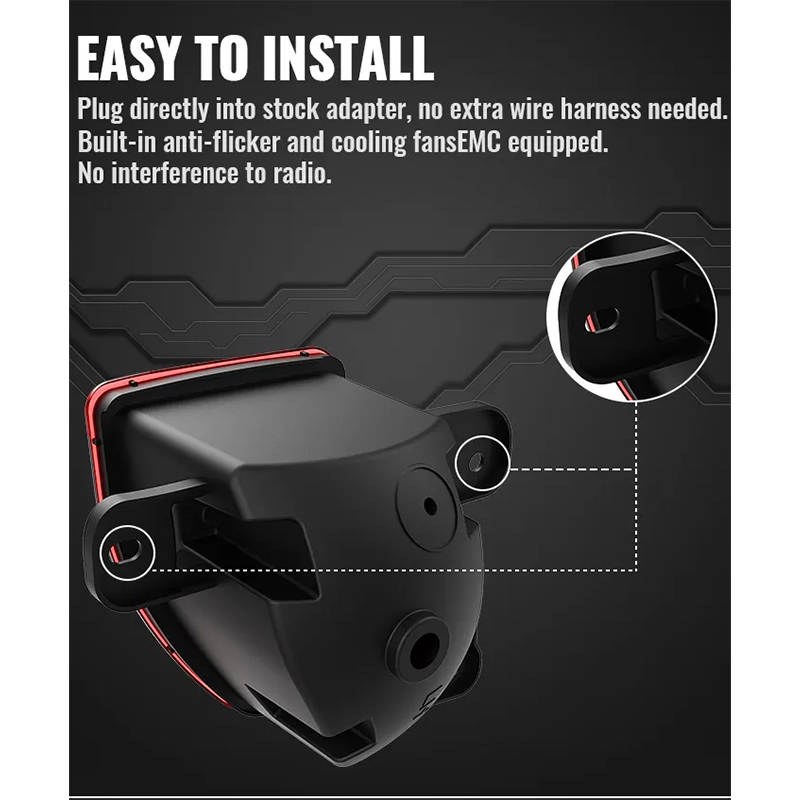 2018 up Jeep Wrangler JL Rear Bumper Led Tail Lights Reflector Lamps