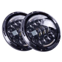 7'' round Jeep jk aftermarket headlights 2007-2018 with high low beam and drl