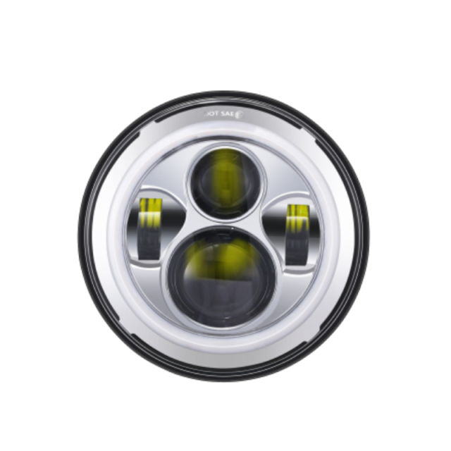 One Pair 2 pcs 7 inch Led Headlamps for 2010 Jeep Wrangler Rubicon 55078149AD 55078148AD Jeep Wrangler Rubicon Composite Headlamp Parts