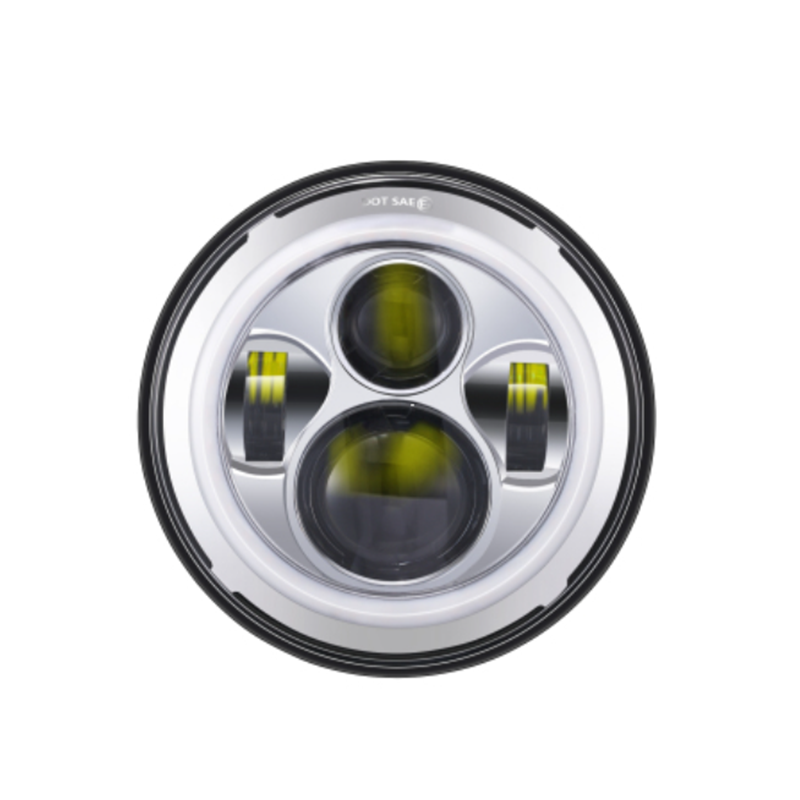 One Pair 2 pcs 7 inch Led Headlamps for 2010 Jeep Wrangler Rubicon 55078149AD 55078148AD Jeep Wrangler Rubicon Composite Headlamp Parts