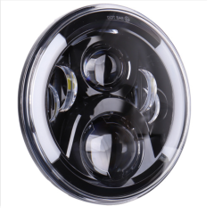 For Jeep Wrangler JK CJ TJ Headlight with Yellow Turning Signal Two Style Optional 7" LED Headlight for Bonniville for Harley Motorcycle