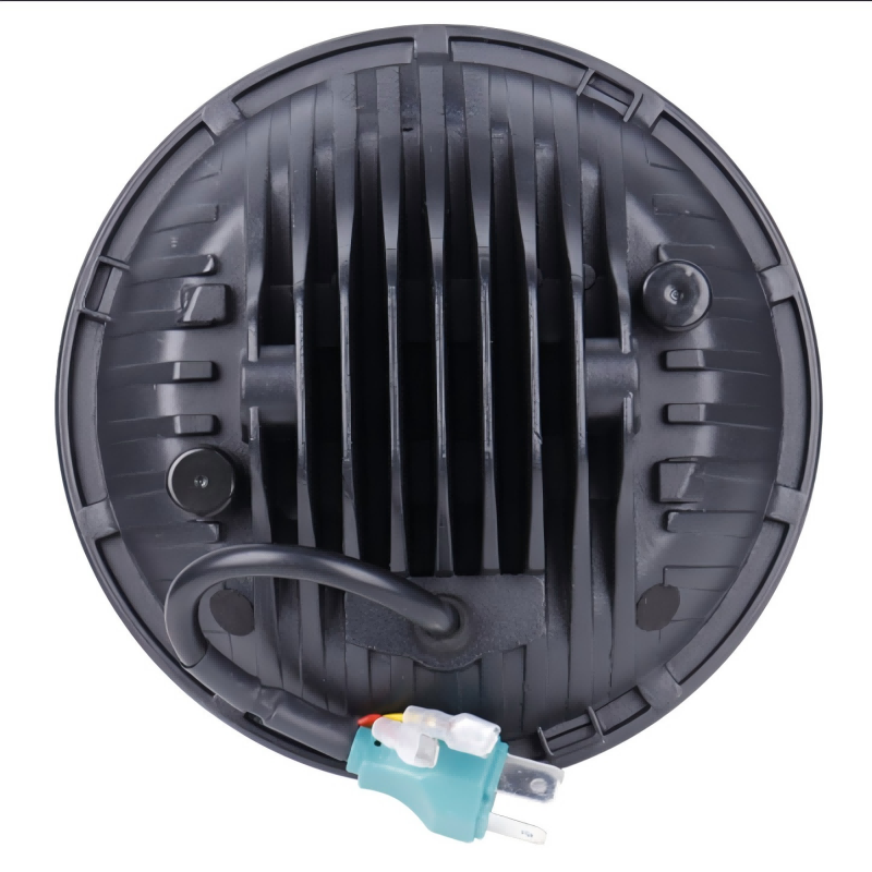 For Jeep Wrangler Parts 7 headlights White/Amber Halo Ring Headlight for Road Glide Hi/Low Beam 7" Headlamp for Jeep Wrangler