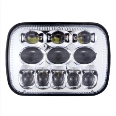 For Jeep YJ cherokee xj 5x7 inch headlamp 5800lm for Ford Super Duty 7x6 led headlight