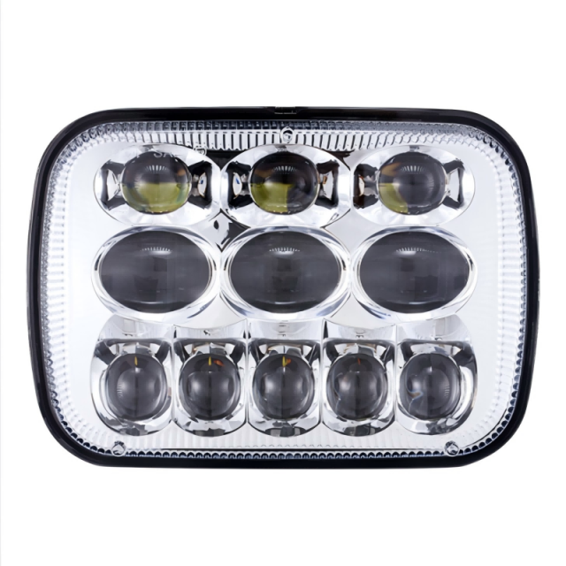 For Jeep YJ cherokee xj 5x7 inch headlamp 5800lm for Ford Super Duty 7x6 led headlight