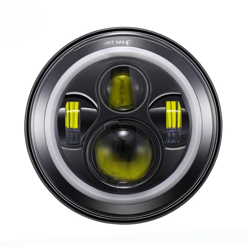 led projector 1997 jeep wrangler halo headlights replacement with drl turn signal