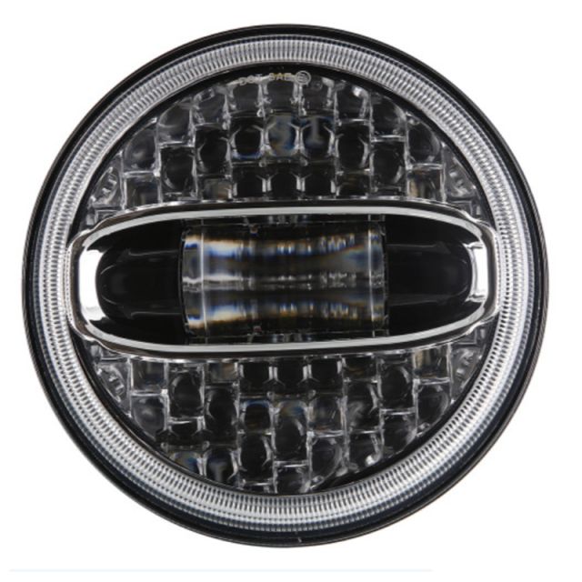 7 inch Round Jeep Jk Oem Led Headlights with Halo Lights Jeep Jk Factory Led Headlights Assembly