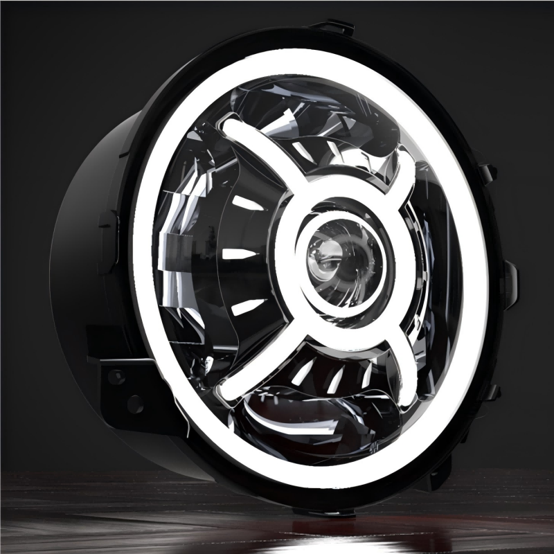 Newest Design 9 inch 2018 Jeep Wrangler JL LED Headlights DOT SAE Jeep JL Led Headlights 2018 2019