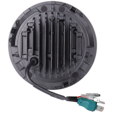 For Lands Rover Defender/Royal Enfield Headlight 7" Led Headlight with DRL Turning for Jeep Wrangler JK JKU CJ TJ