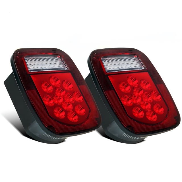 LED tail light Combination Driving/Brake/Turn/ReversingTail Light for Jeep YJ JK