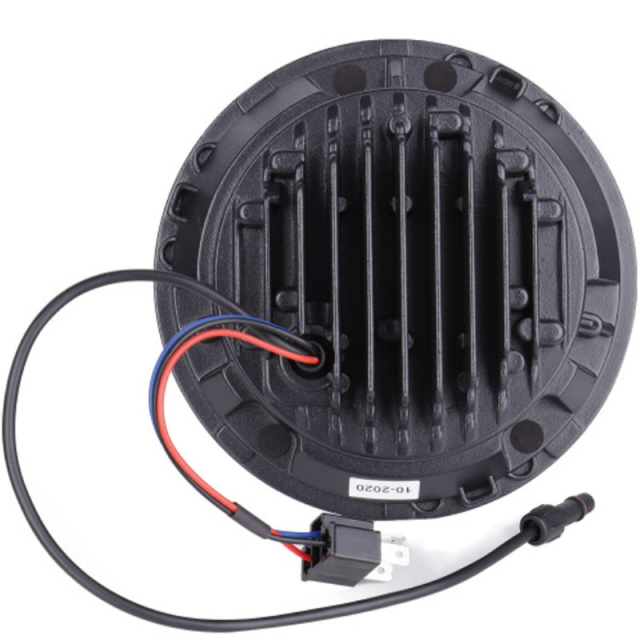 Newest 7" RGB headlight Blutooth Phone APP Control to Colors Change for Jeep Wrangler JK