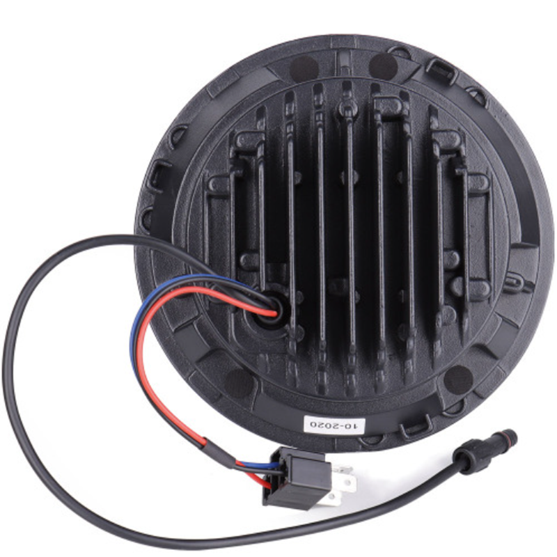 Newest 7" RGB headlight Blutooth Phone APP Control to Colors Change for Jeep Wrangler JK