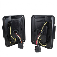 LED Tail Light Red/Yellow Brake Rear with daytime running light Turn Signal for Jeep Wrangler JK 07-17