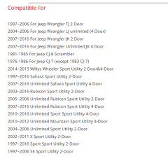 7 inch Led Blue Halo Lights for Jeep Wrangler JK Blue Halo Headlights Jeep Wrangler Conversion Kits