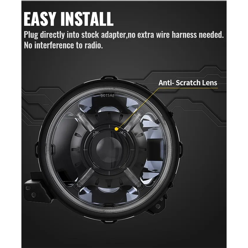 2018 2019 Jeep Wrangler JL Oem Led Headlights 9 inch Jeep JL Oem Led Headlights