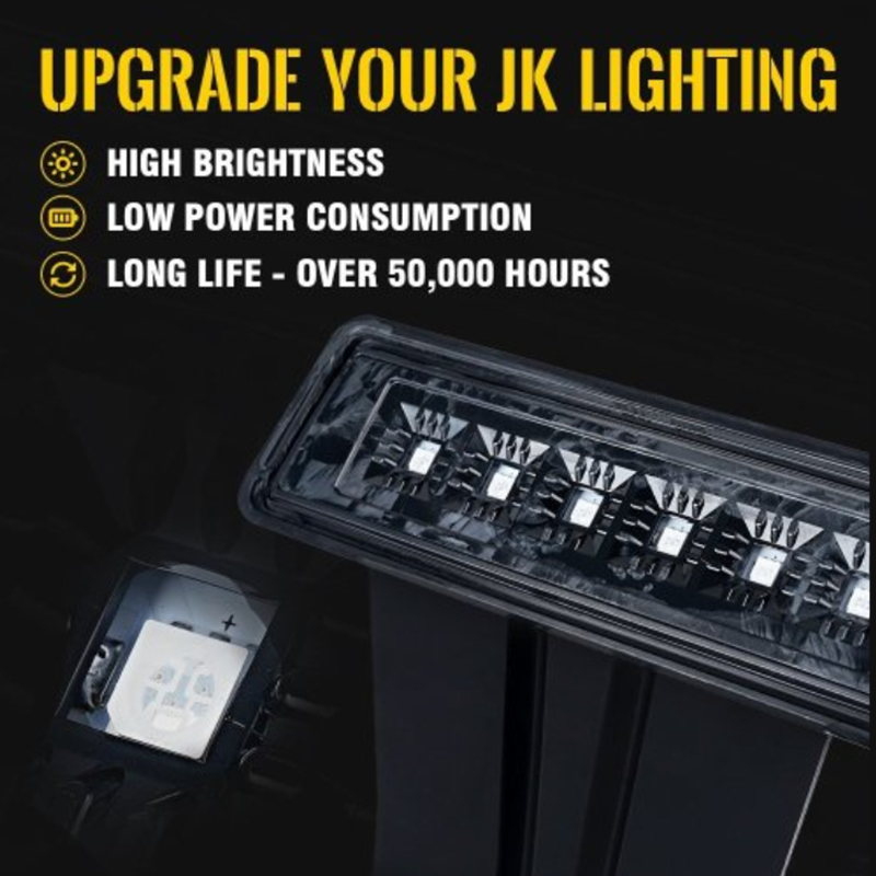 LED Brake Light High mount stop light For Jeep Wrangler JK 2007+