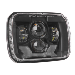 5x7 Led Projector Headlights 1984-2001 Jeep Cherokee XJ Led Headlights with High Low Beam DRL Turn Signals