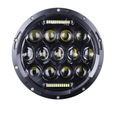 Special Design 7 Headlights with DRL for Hummer H1 H2 Black Chrom Option 7 Headlamp for Jeep Wrangler JK TJ for Harley