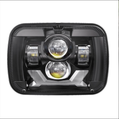 5x7 Lights Rectangular Right Hand Drive Jeep Cherokee Led Headlights RHD American Cars Jeep Wrangler Headlights