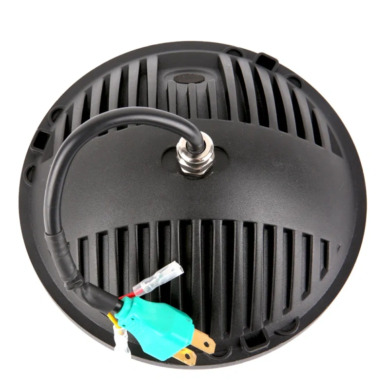 Morsun for Jeep Wrangler JK Accessories 7 Headlight H4 Bulb White/Yellow Turning Signal