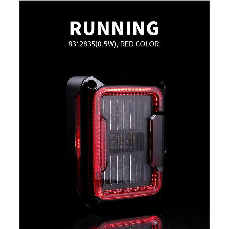 US/EU Version Jeep JK Rear Tail Lights Led Jeep JK Smoked Tail Lights