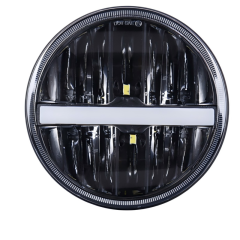 Morsun for Jeep Wrangler JK Accessories 7 Headlight H4 Bulb White/Yellow Turning Signal