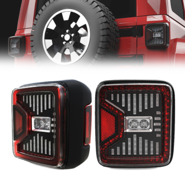 Morsun New Arrival Led Tail Lights for Jeep Wrangler JL 2018 2019 with Reverse/Running/Turn/Brake Beams