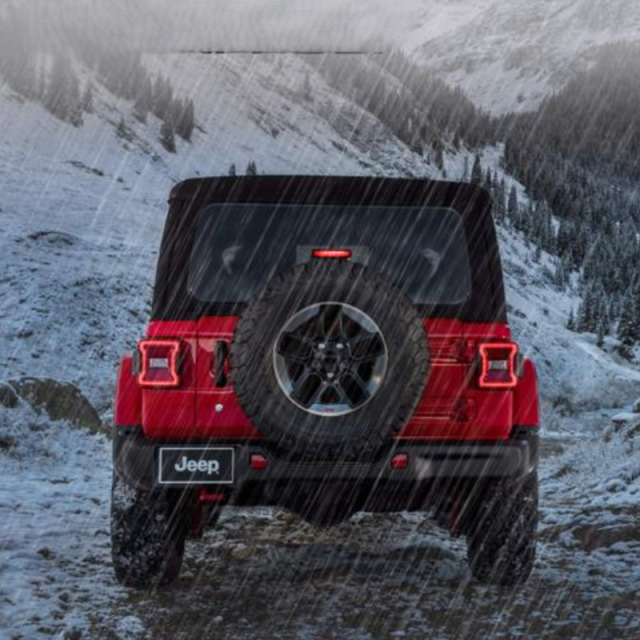 LED 3rd Brake Light Compatible for Jeep Wrangler JL 2018 2019 Third Brake Light High Mount Stop Light