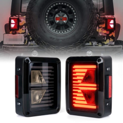 Arrow shape led reversing lamp smoked lens tail light for jeep jk 2007-2015 taillight