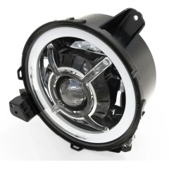 DOT SAE Approved 2020 Jeep Gladiator JT Led Headlights 9" with High Low Beam and Halo DRL