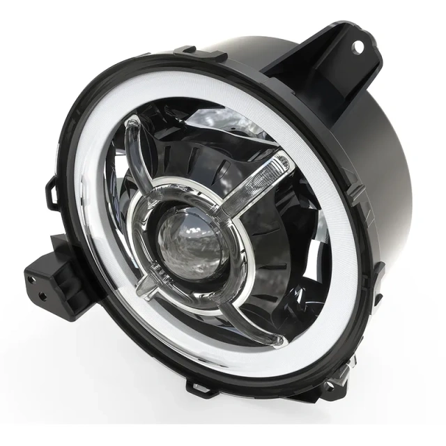 DOT SAE Approved 2020 Jeep Gladiator JT Led Headlights 9" with High Low Beam and Halo DRL