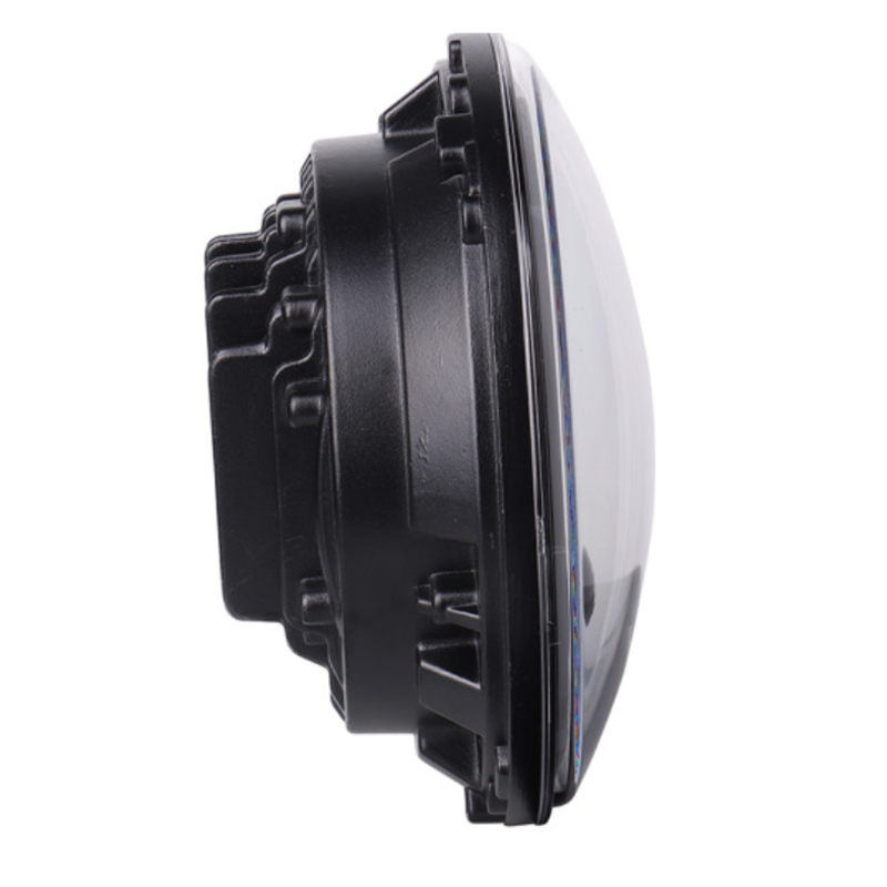 For Lands Rover Defender/Royal Enfield Headlight 7" Led Headlight with DRL Turning for Jeep Wrangler JK JKU CJ TJ