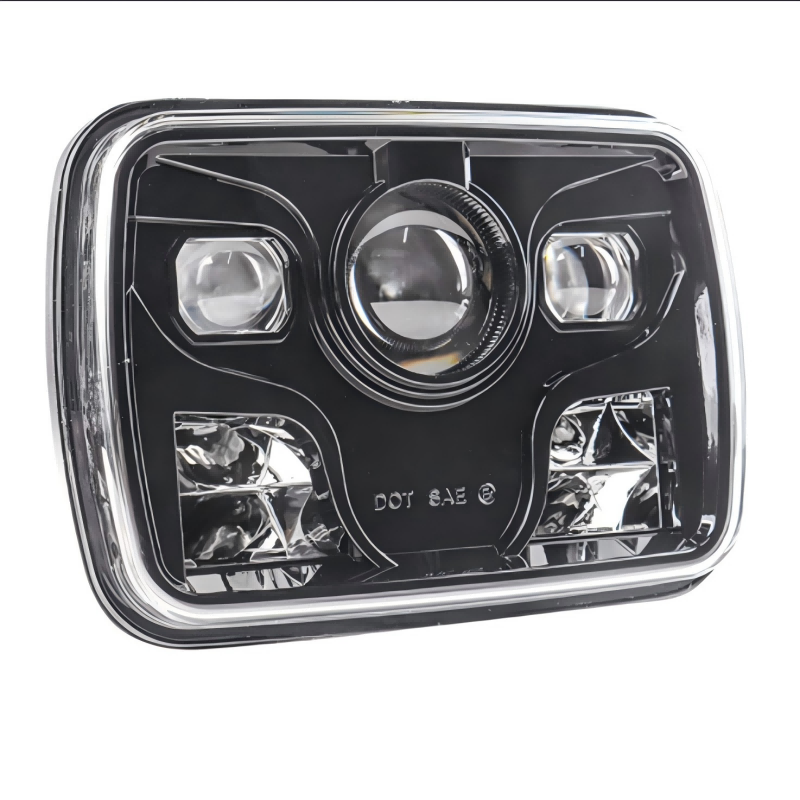 Morsun 5x7 Square LED Headlight for Jeep Wrangler Cherokee XJ